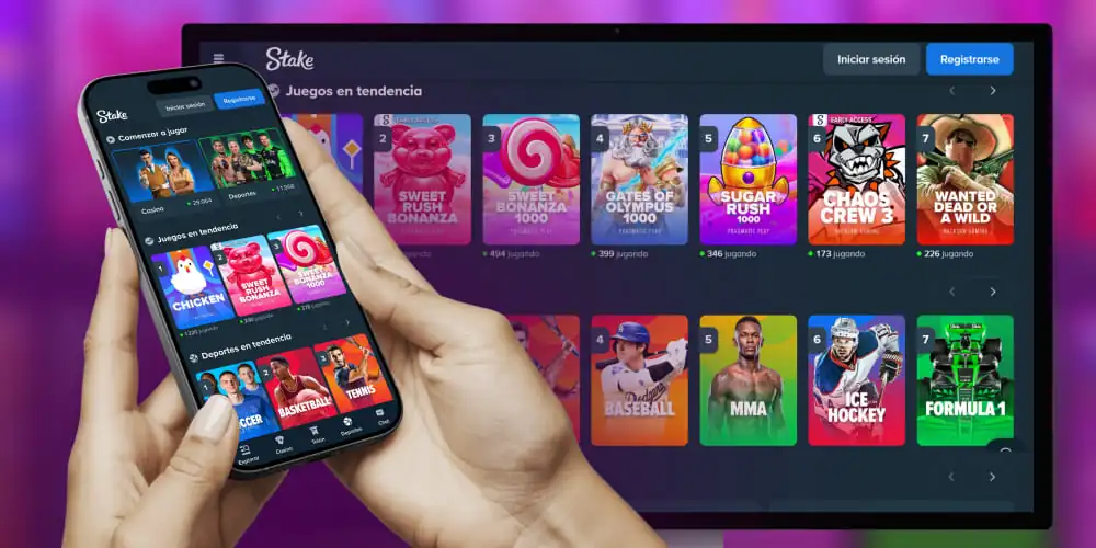 Registro a trav&eacute;s de la aplicaci&oacute;n Stake