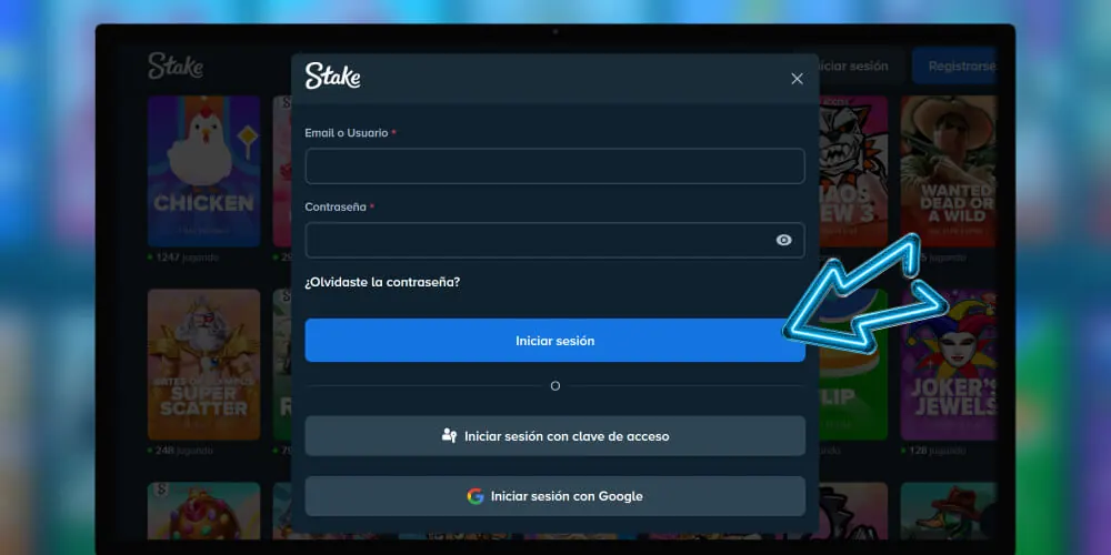 Completa el inicio de sesi&oacute;n