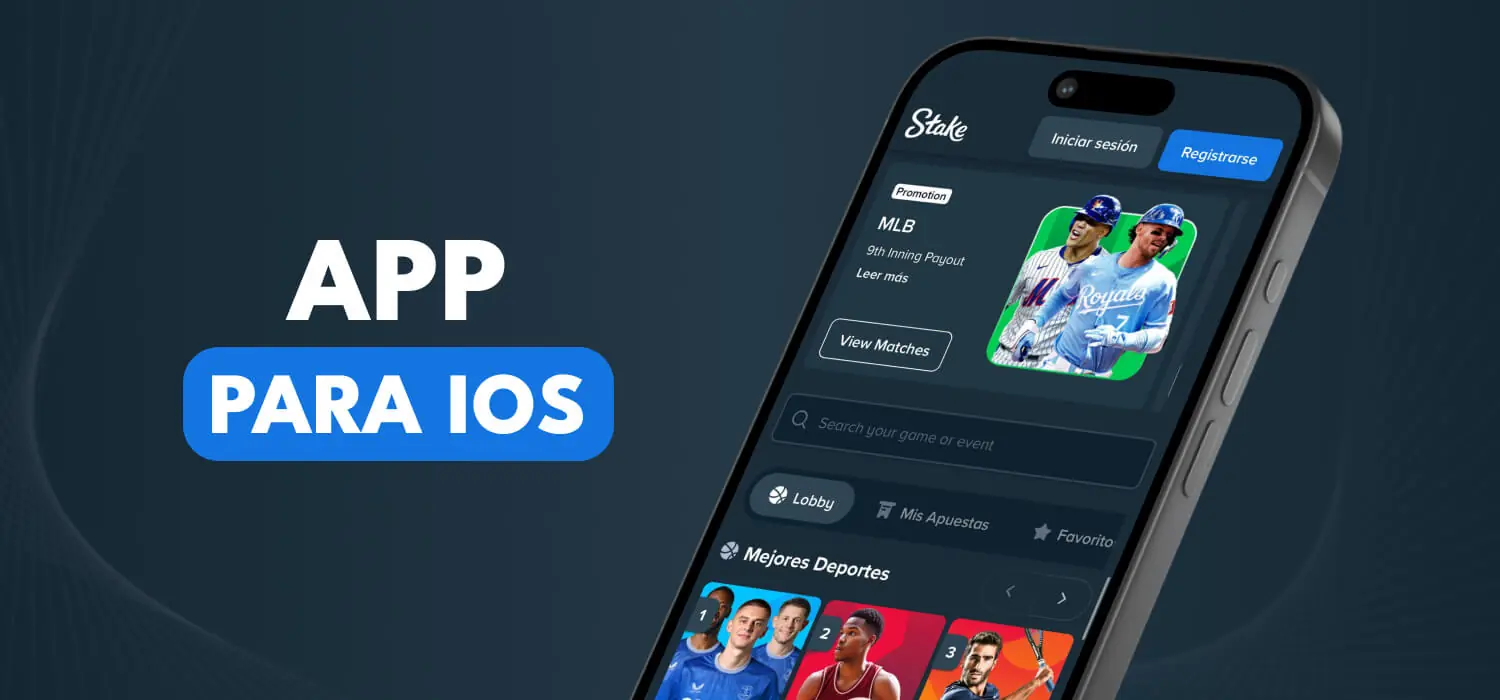 Aplicación Stake para iOS